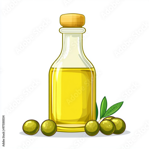 olive oil and olives