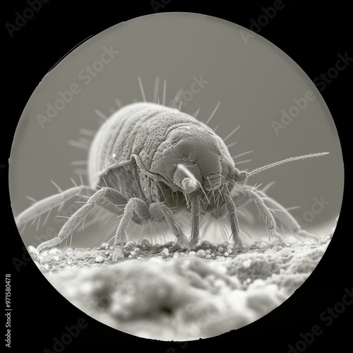 Dramatic Microscopic View of a Dust Mite s Anatomy Reveals Its Intricate Structure photo