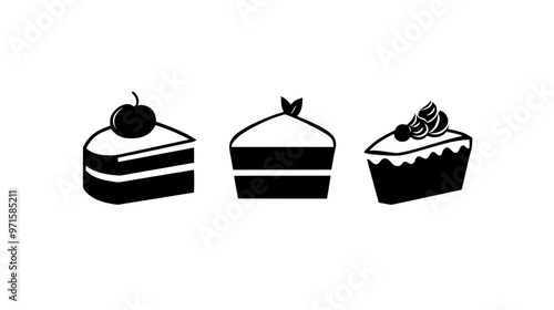 Soft, uniform mixture found within cakes or pastries, designed for taste enhancement, vector illustration art