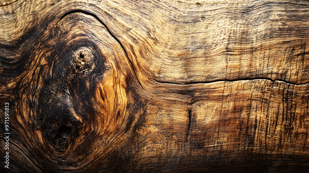 Rough Wooden Surface with Natural Grains Rough Wooden Surface with Natural Grains
