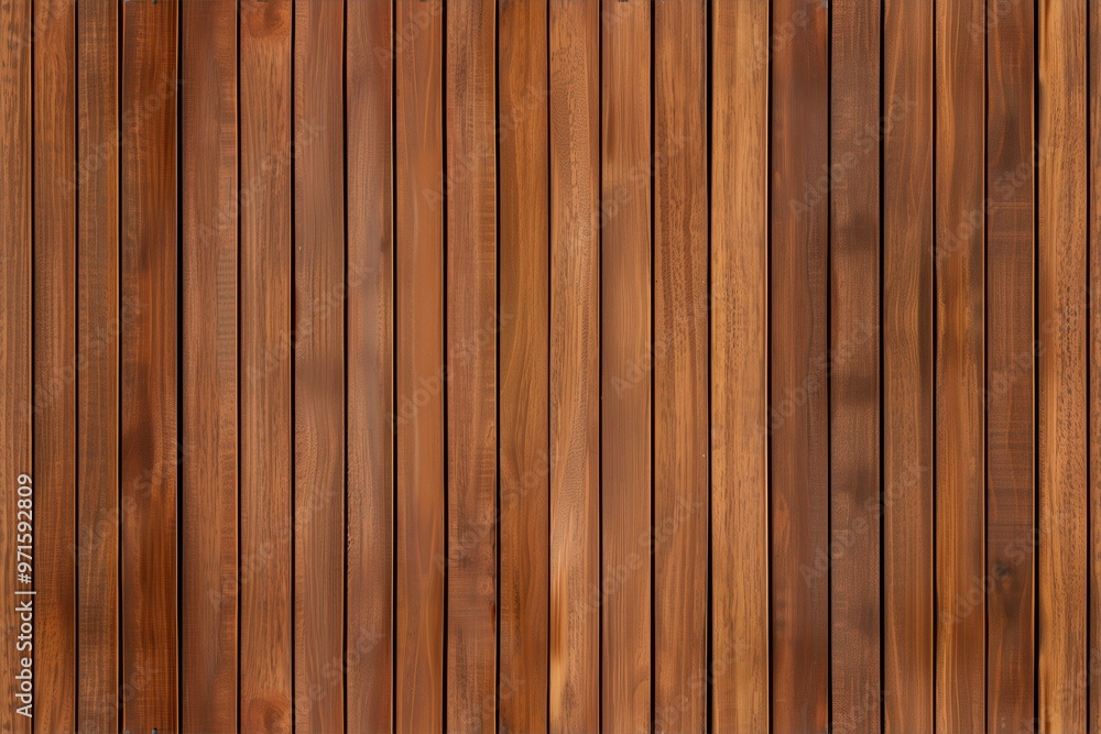 Wooden panel wall with vertical planks, showcasing rich brown tones and natural wood grain patterns. Wooden panel wall with vertical planks, showcasing rich brown tones and natural wood grain patterns.