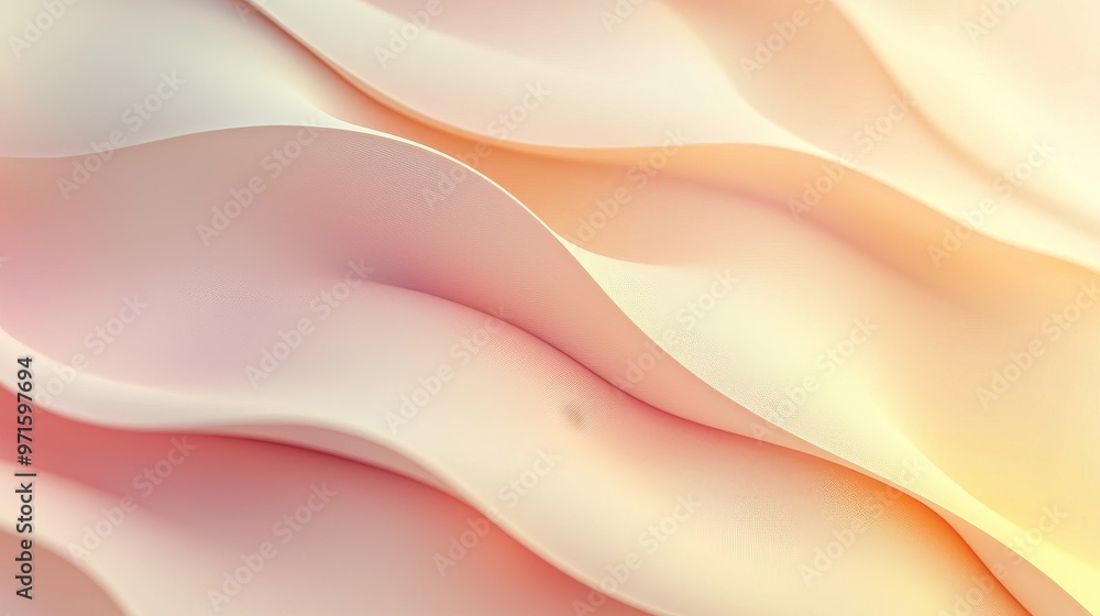 Abstract Fluid Texture Soft Peach and Cream Curving Lines, 3D Render, Abstract, Background, Wallpaper Abstract Fluid Texture Soft Peach and Cream Curving Lines, 3D Render, Abstract, Background, Wallpaper