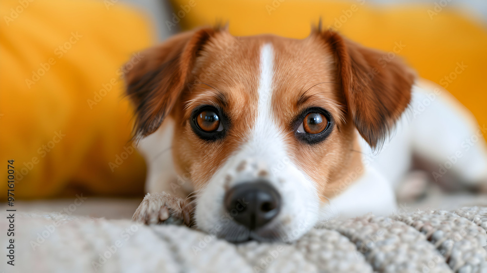 White And Orange Dog Wall Decor White And Orange Dog Wall Decor