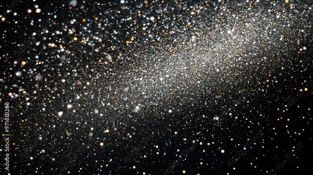 Obraz premium A stunning view of a star-filled galaxy, showcasing cosmic dust and distant stars.