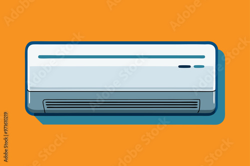 Air Conditioner vector art illustration 