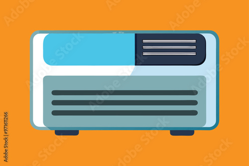 Air Conditioner vector art illustration 