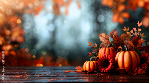 Will Closed Thanksgiving Card Background