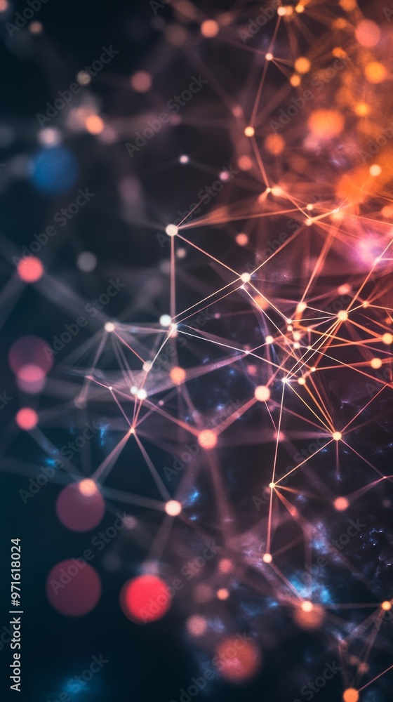 Abstract network background connecting lines and nodes Abstract network background connecting lines and nodes