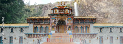 Badrinath Temple, Badrinath Dham panoramic, Shiv ling; Chardham photo