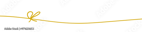 Band Gold Banner Schleife leer