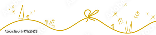 Band gold banner Hintergrund Geschenke Hintergrund Welle