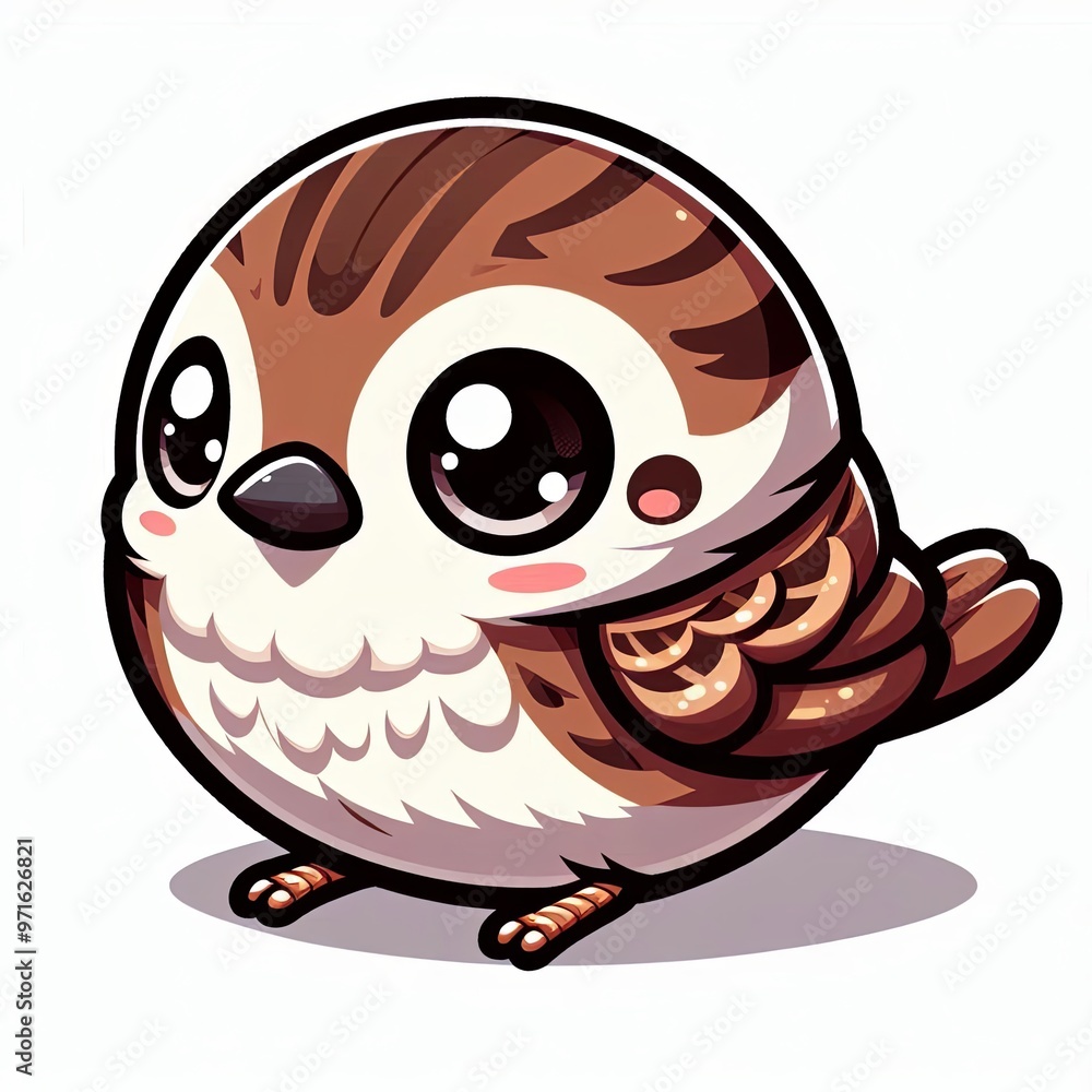 Fototapeta premium Sparkling Eyes Sparrow Cutie