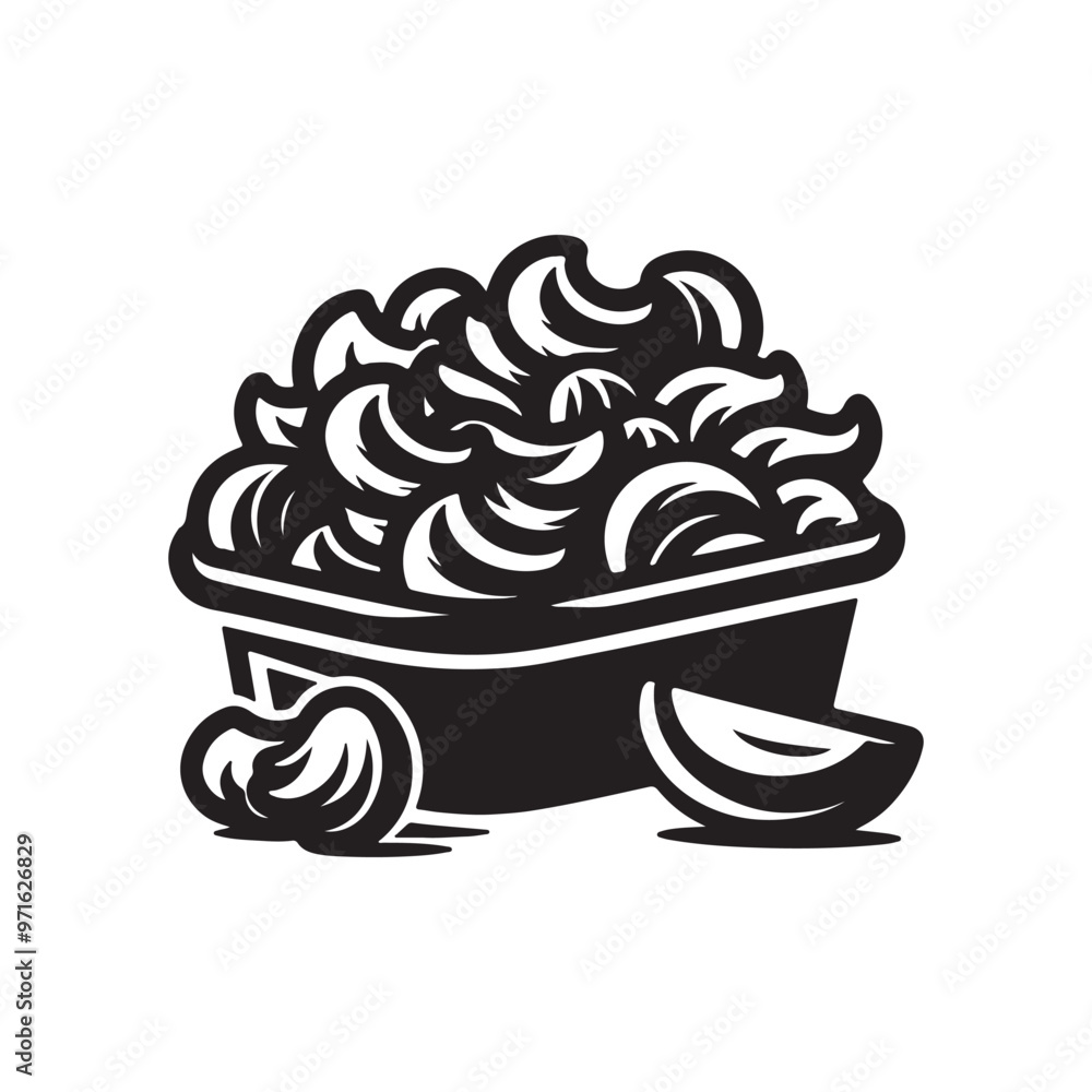 Tasty Crispy Cravings Silhouette Vector Art – Ideal for Print & Web Designs Tasty Crispy Cravings Silhouette Vector Art – Ideal for Print & Web Designs