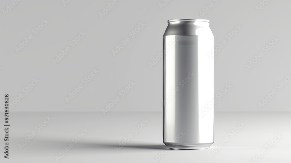 Iron can for drink, mockup. Iron can for drink, mockup.