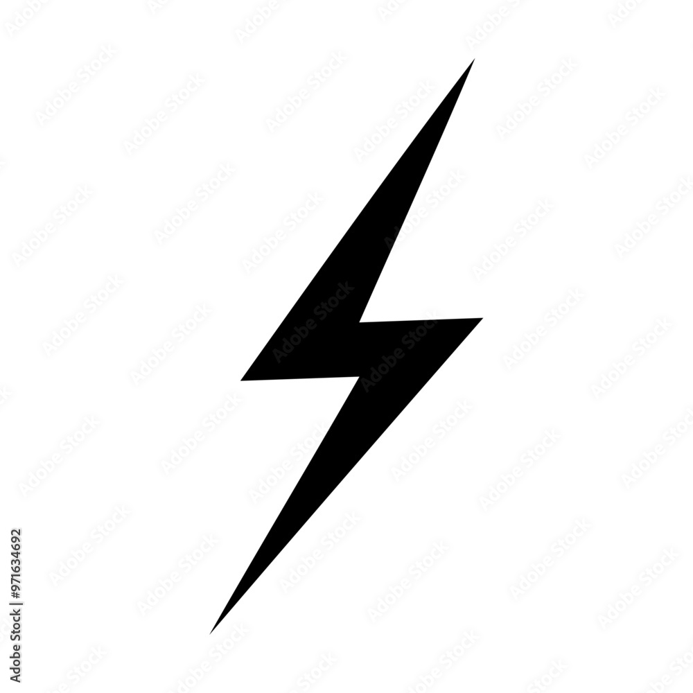 flash lightning bolt icon. Electric power symbol. Power energy sign, vector illustration flash lightning bolt icon. Electric power symbol. Power energy sign, vector illustration