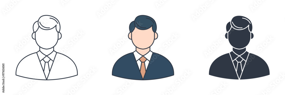Judge icon symbol vector illustration isolated on white background Judge icon symbol vector illustration isolated on white background