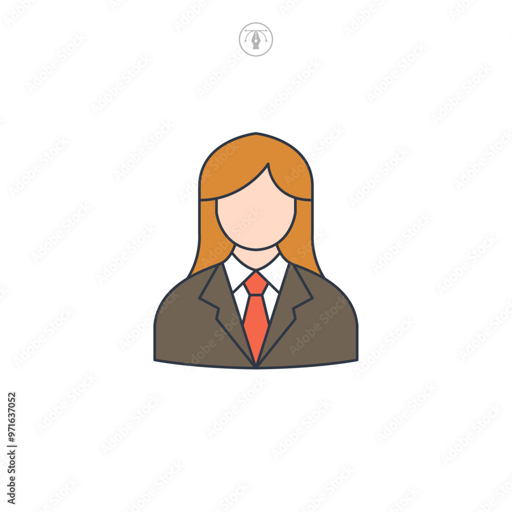Judge icon symbol vector illustration isolated on white background Judge icon symbol vector illustration isolated on white background