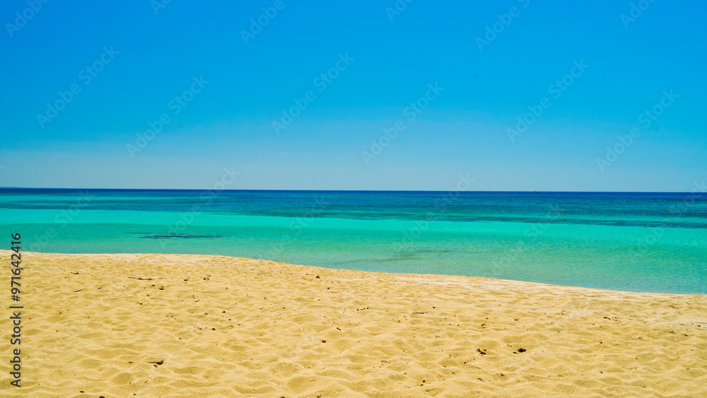Obraz premium Spiaggia Di Manduria,San Pietro In Bevagna Taranto,Puglia,Italia