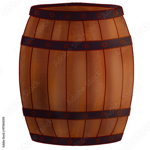wooden barrel clip art