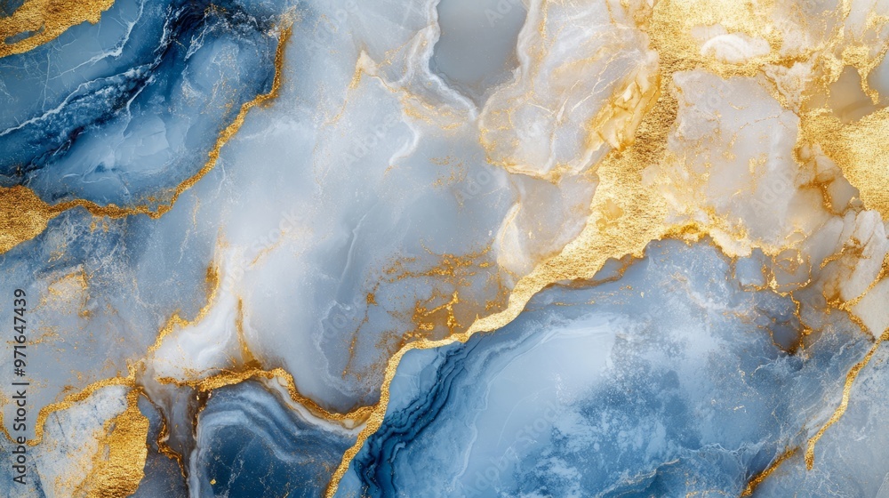 Gold and blue luxury marble texture, abstract marble generative ai Gold and blue luxury marble texture, abstract marble generative ai