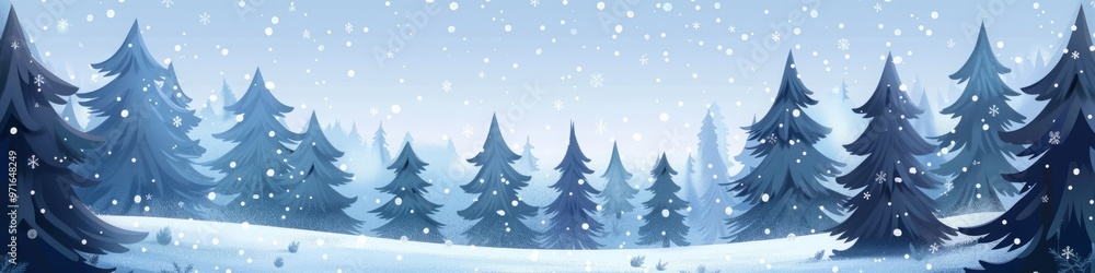 winter forest. winter forest.