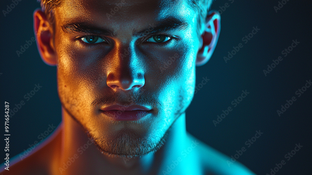 Cinematic Portrait: Close-Up with Dramatic Backlighting and Tungsten Lighting. The Gaze: A Cinematic Close-Up of a Mysterious Figure Cinematic Portrait: Close-Up with Dramatic Backlighting and Tungsten Lighting. The Gaze: A Cinematic Close-Up of a Mysterious Figure