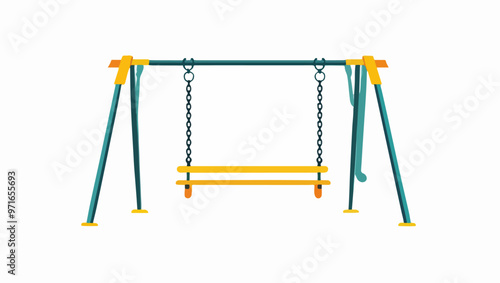 Outdoor Swing Set for Kids in a Park