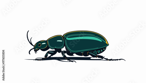 Detailed Cockroach Vector Illustration
