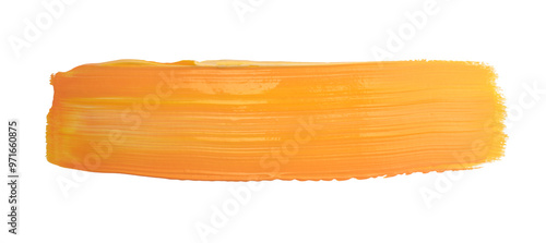 Wallpaper Mural PNG Texture Yellow, orange acrylic ink color smear brushstroke stain line blot element isolated on transparent background. . Torontodigital.ca