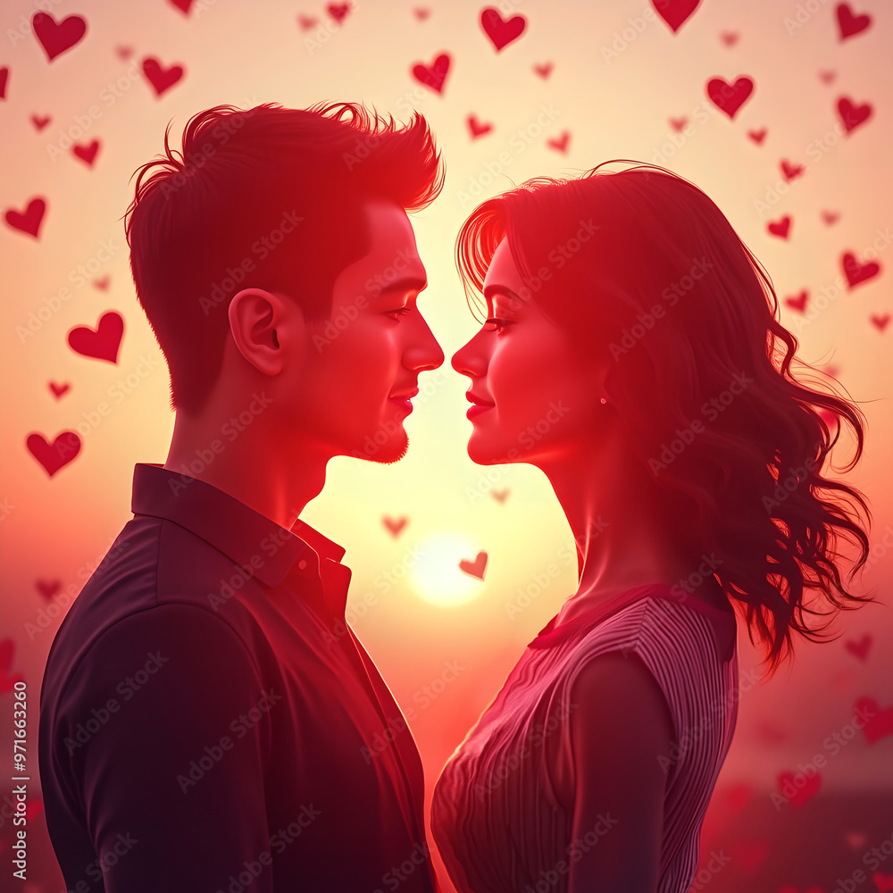 couple kissing couple kissing