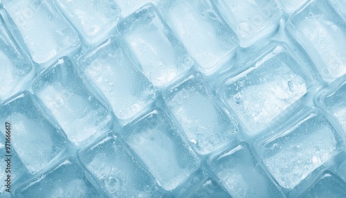 Abstract background with ice cubes