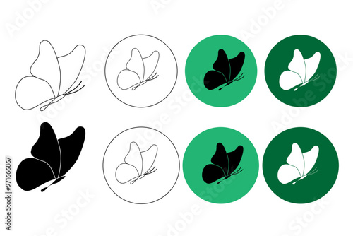 butterfly Set of elements Neo tribal tattoo  shape modern acid graphic design clip art gothic flame emo goth 2000s Aesthetic style y2k wings ink black and white agressive line graphic ornamental doodl