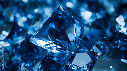 Faceted Sapphire Crystal