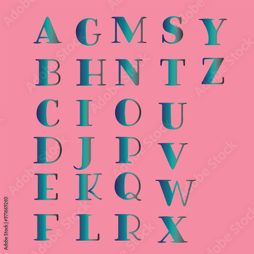 Capital galactic letters of the alphabet. Stencil graffiti font. Vector typography is done with a bold brush. Capital letters in black ink with the possibility of changing the color and size.