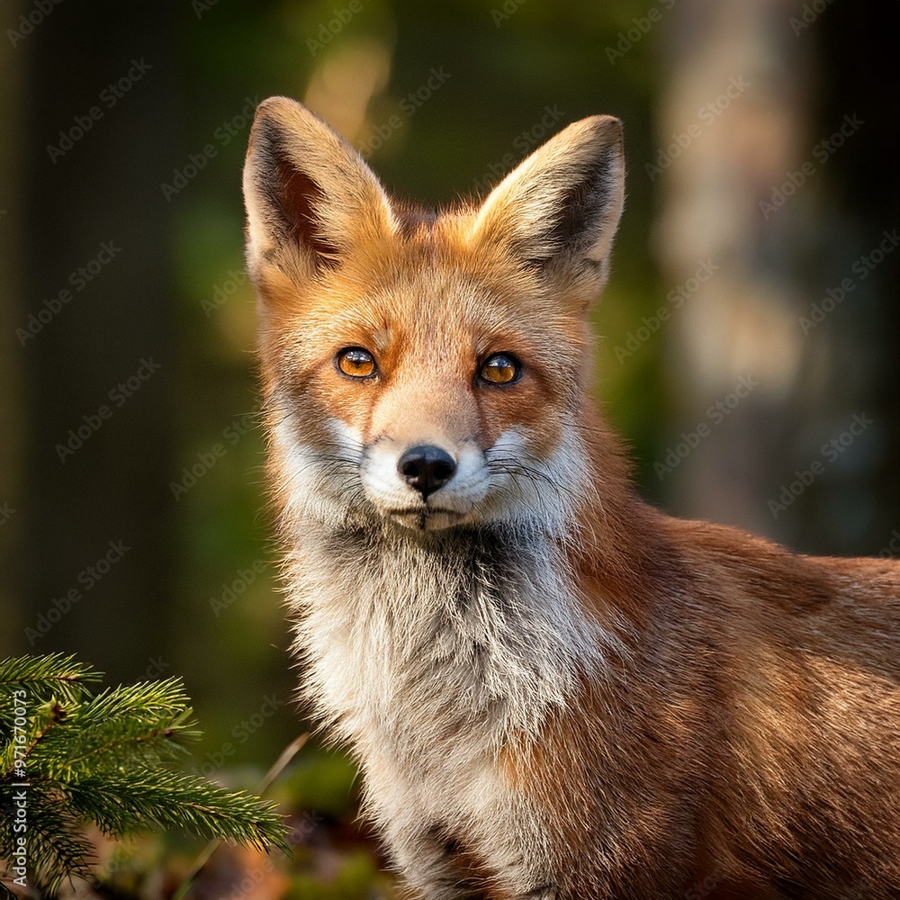 Fototapeta premium fox mammal animal, AI generated