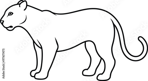 Tiger for kids coloring book