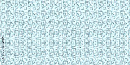 Abstract Overlapping creative diamond circle abstract blue pattern background with waves texture. geometric digital fabric pattern circles floral and spiral round lapping blue retro background.