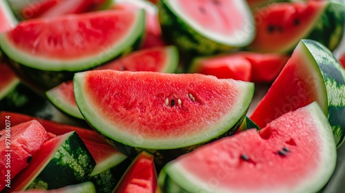 ripe juicy fresh watermelon background