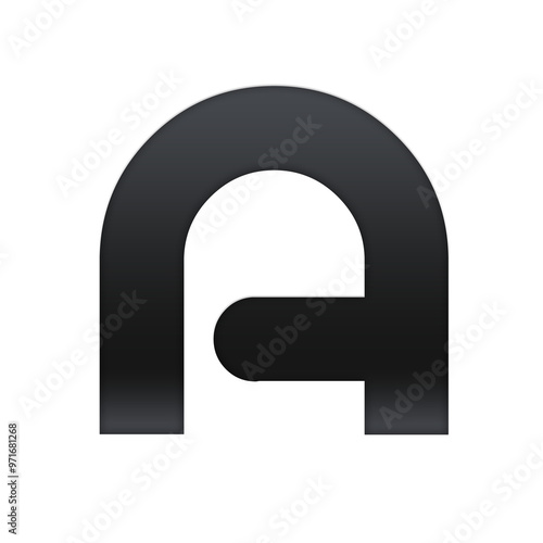 Black Capital Letter