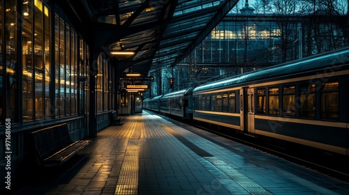 railway station train  photo