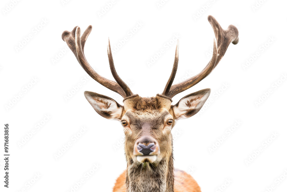 Brown deer isolated with a clear background in high definition, showcasing its natural features and detailed fur texture for wildlife enthusiasts and educational purposes. Brown deer isolated with a clear background in high definition, showcasing its natural features and detailed fur texture for wildlife enthusiasts and educational purposes.