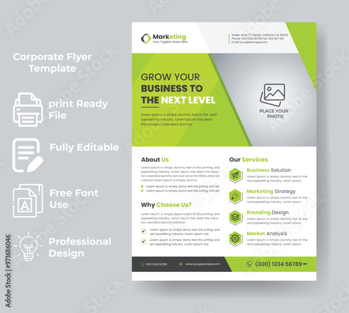 Professional Corporate Flyer Design Template