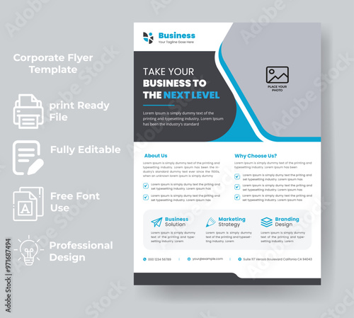Professional Corporate Flyer Design Template