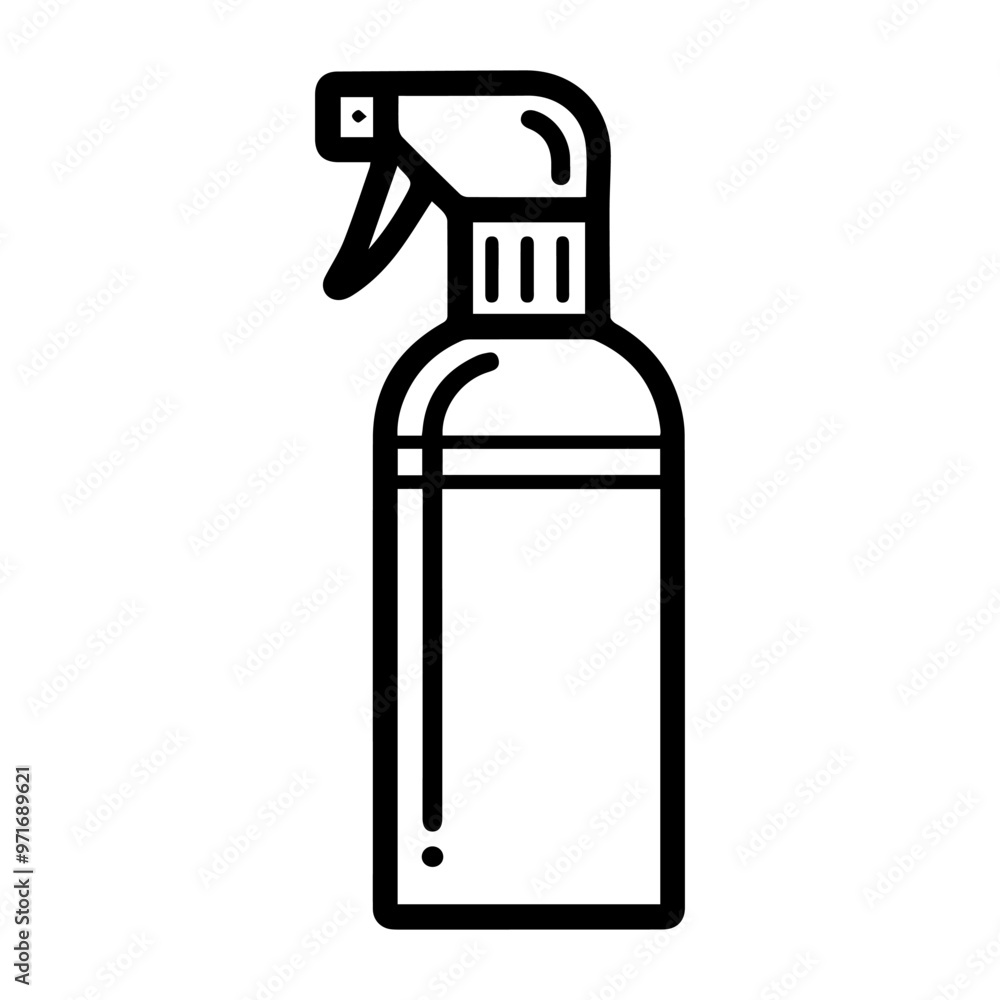 spray icon or modern line symbol. Vector line art and icon design with bold outline. Black and white Pixel Perfect minimalistic symbol isolated white background. Silhouette simple thin sign spray icon or modern line symbol. Vector line art and icon design with bold outline. Black and white Pixel Perfect minimalistic symbol isolated white background. Silhouette simple thin sign