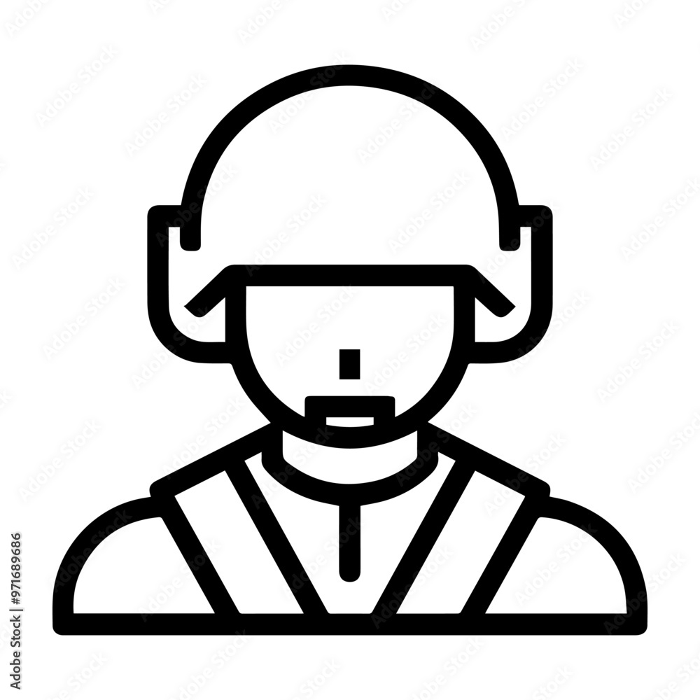 troop icon or modern line symbol. Vector line art and icon design with bold outline. Black and white Pixel Perfect minimalistic symbol isolated white background. Silhouette simple thin sign troop icon or modern line symbol. Vector line art and icon design with bold outline. Black and white Pixel Perfect minimalistic symbol isolated white background. Silhouette simple thin sign