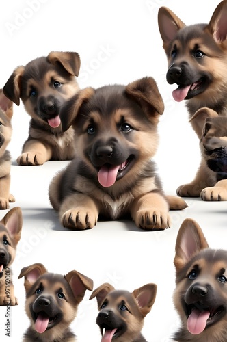 this German shepherd puppy image is sure to delight.