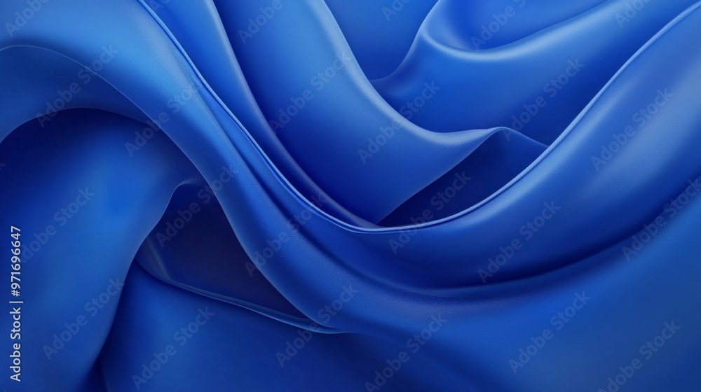 Obraz premium abstract blue gradient background, generative ai