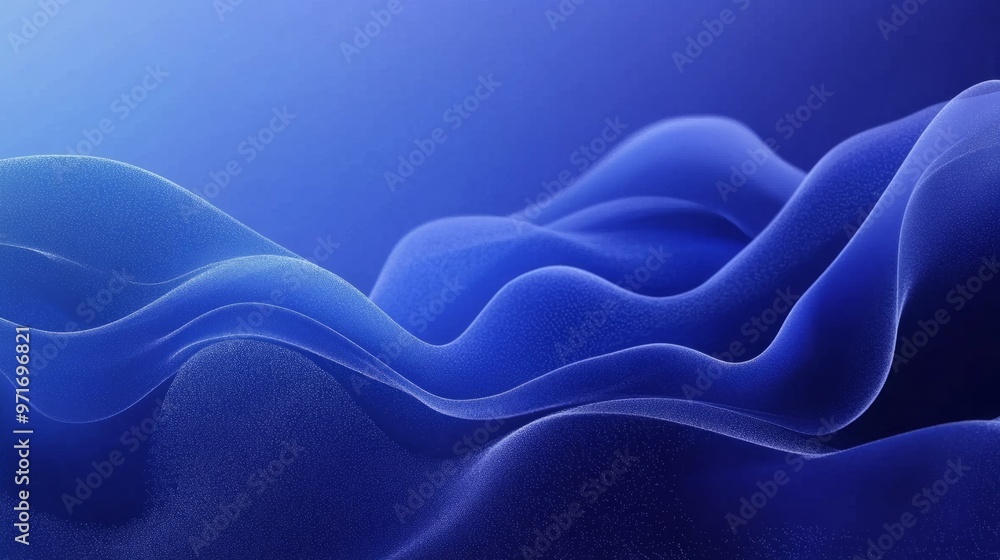 Obraz premium abstract blue gradient background, generative ai