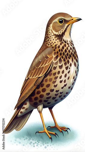 Song Thrush (Turdus philomelos)