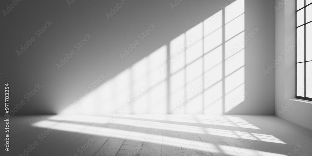 Minimalist Interior with Light and Shadows Minimalist Interior with Light and Shadows